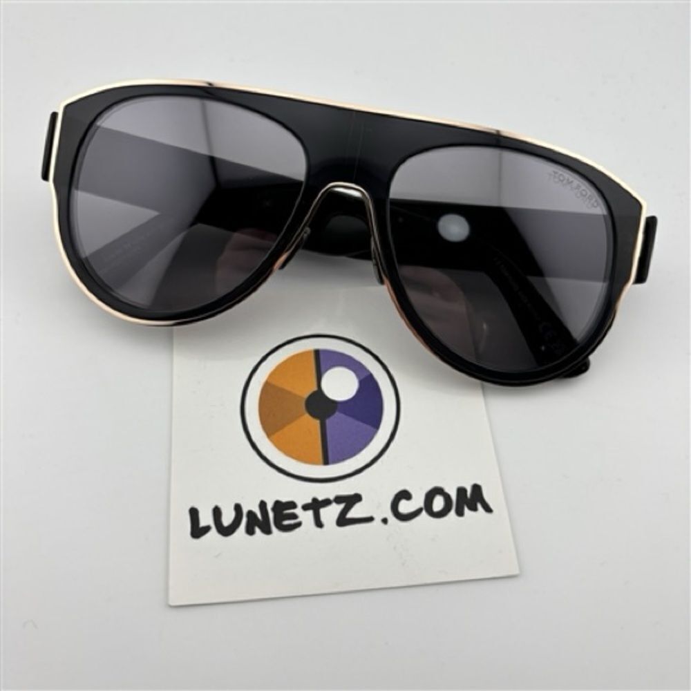 Tom Ford Black and Gold 1074 Lyle 02 Sunglasses